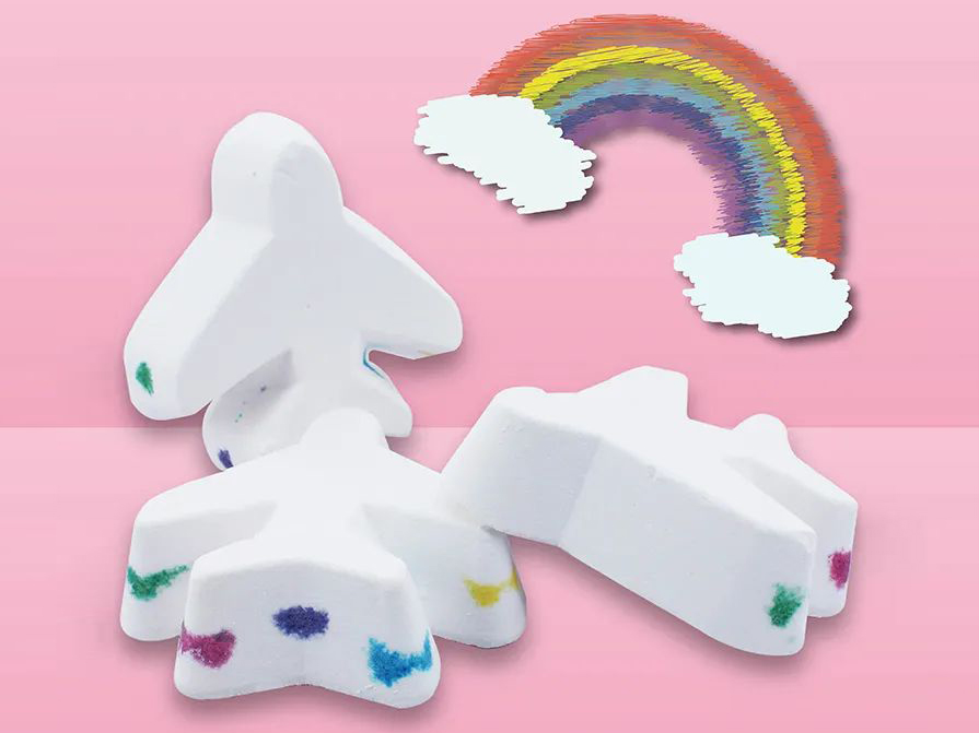 Представляем бомбочку для ванны Rainbow – всплеск цвета и релаксации