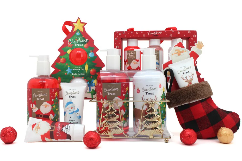 Christmas Body Lotion Shower Gel Set